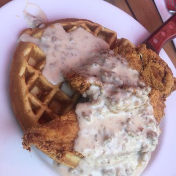 Northside 10 - Chicken and waffles with sausage gravy - Bars Near Me - Alexandria, Virginia Northside 10 - Chicken and waffles with sausage gravy - Bars Near Me - Alexandria, Virginia