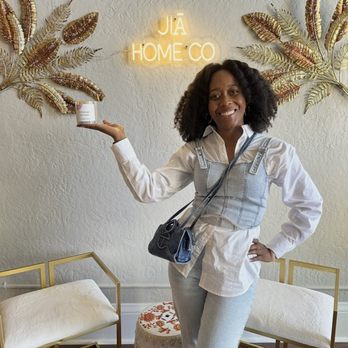 JIĀ HOME CO - Me with my candle after returning to pick it up. - Home Decor Near Me - Berkeley, California JIĀ HOME CO - Me with my candle after returning to pick it up. - Home Decor Near Me - Berkeley, California
