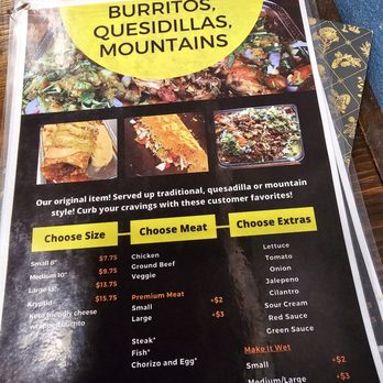 Bigfoot Burrito - Menu - Burgers Near Me - Bangor, Michigan Bigfoot Burrito - Menu - Burgers Near Me - Bangor, Michigan