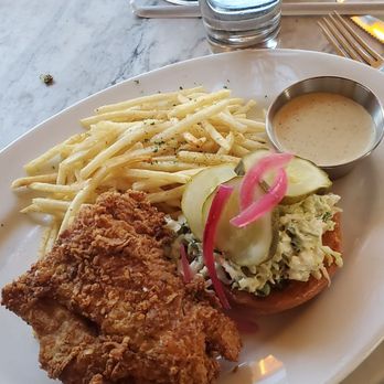 The Collins Small Batch Kitchen - Crispy Grouper sandwich - Bars Near Me - Phoenix, Arizona
