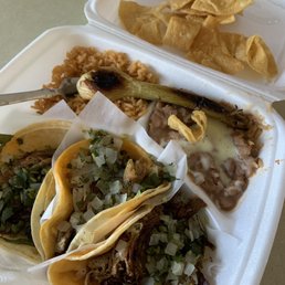 Combo one with carnitas tacos Combo one with carnitas tacos