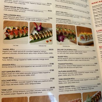 Nikki Sushi & Steak - Main Roll Menu - Sushi Bars Near Me - Beaverton, Oregon Nikki Sushi & Steak - Main Roll Menu - Sushi Bars Near Me - Beaverton, Oregon