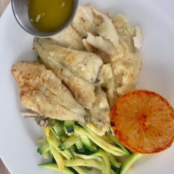 Bluewater Grill - Sanddabs , Sautéed , CA with Scalloped Potatoes and Seasonal Vegetables - Seafood Near Me - Coronado, California