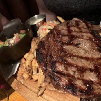 The Grizzly Grill - Ribeye and fries - Canadian (New) Near Me - Kingston, Ontario