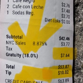 Paraiso Colombiano - Automatic Gratuity - Colombian Near Me - Corona, New York Paraiso Colombiano - Automatic Gratuity - Colombian Near Me - Corona, New York