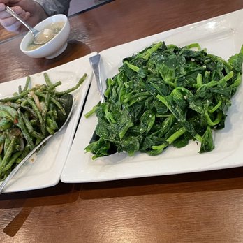 Tian Tian - String beans and snow pea tips - Dim Sum Near Me - Dallas, Texas