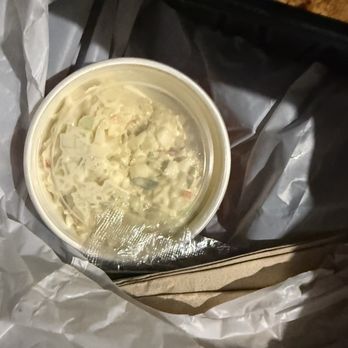 Popeyes Louisiana Kitchen - I ordered Mashed Potatoes with Cajun Gravymashed and I got Coleslawcoleslaw - Fast Food Near Me - Buffalo, New York Popeyes Louisiana Kitchen - I ordered Mashed Potatoes with Cajun Gravymashed and I got Coleslawcoleslaw - Fast Food Near Me - Buffalo, New York