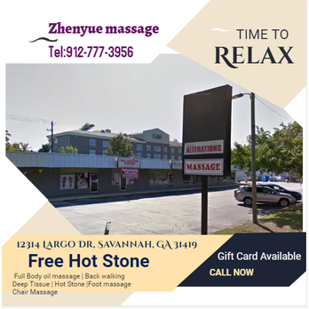 Zhenyue Relaxation Station - Zhenyue Relaxation Station
12314 Largo Dr, Savannah, GA 31419 - Massage Near Me - Savannah, Georgia Zhenyue Relaxation Station - Zhenyue Relaxation Station
12314 Largo Dr, Savannah, GA 31419 - Massage Near Me - Savannah, Georgia