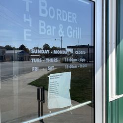 Border Bar and Grill - As of SEPT 30, 2023