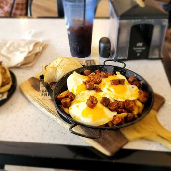 100 Montaditos - Huevos Estrellados Chistorra - Spanish Near Me - Miami Lakes, Florida 100 Montaditos - Huevos Estrellados Chistorra - Spanish Near Me - Miami Lakes, Florida