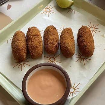 La Semilla - Croquettes with Jamon - Latin American Near Me - Atlanta, Georgia La Semilla - Croquettes with Jamon - Latin American Near Me - Atlanta, Georgia