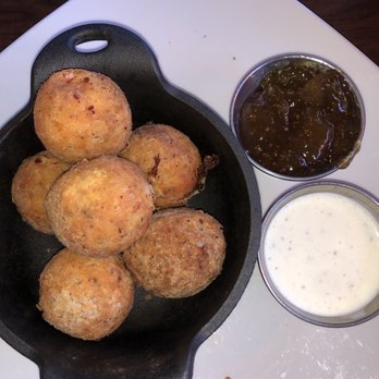 Pub W - Habanero pimento cheese balls - Pubs Near Me - Edmond, Oklahoma Pub W - Habanero pimento cheese balls - Pubs Near Me - Edmond, Oklahoma