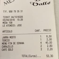 La Despensa del Valle - Ejemplo de comida para 4