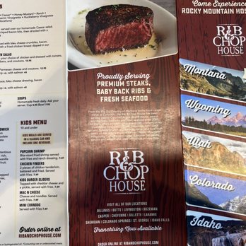 Idaho Rib and Chophouse - Menu (Back) - Steakhouses Near Me - Idaho Falls, Idaho Idaho Rib and Chophouse - Menu (Back) - Steakhouses Near Me - Idaho Falls, Idaho
