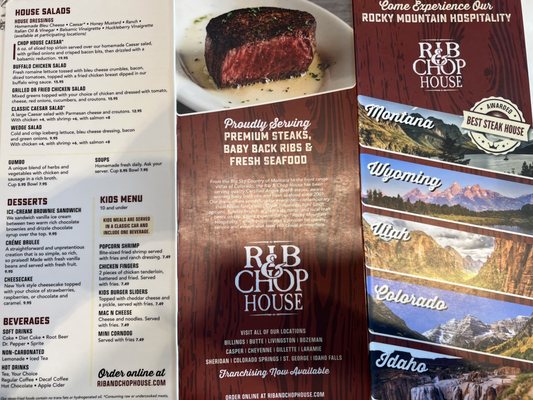 Menu photo 5 Idaho Rib and Chophouse Idaho Falls, ID Menu photo 5 Idaho Rib and Chophouse Idaho Falls, ID