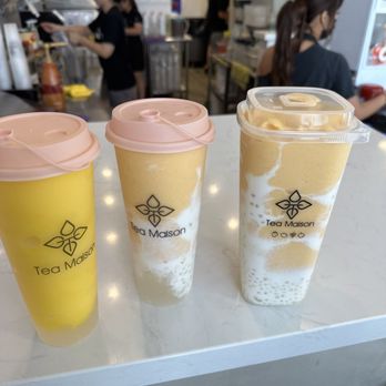 Tea Maison - Xl mango sago, l mango sago, l mango slush - Juice Bars & Smoothies Near Me - Las Vegas, Nevada