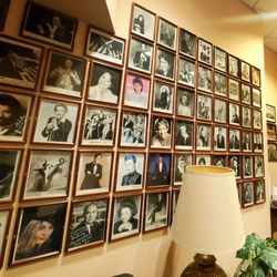 Bartlesville Community Center - Signed photos in the green room of visiting performers over the years