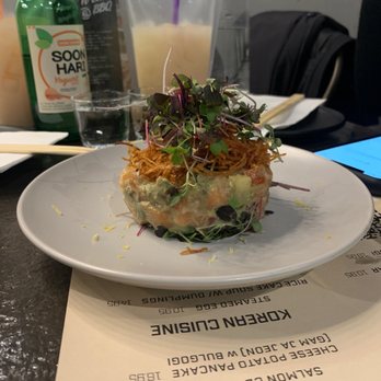 Anytime Kitchen - Salmon ceviche - Korean Near Me - New York, New York Anytime Kitchen - Salmon ceviche - Korean Near Me - New York, New York