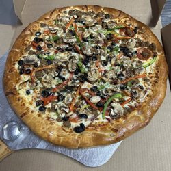 Bryants Pizzaria - Our supreme on a New York style crust