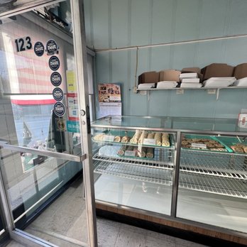 Joe's Bakery - a display case with donuts - Donuts Near Me - Washington, Pennsylvania