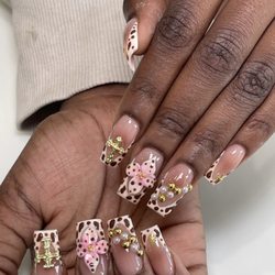 Luxury Nail Bar Chamblee Brookhaven - Spring nail