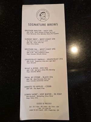 Menu photo 5 Laughing Monk Brewing Sunnyvale, CA Menu photo 5 Laughing Monk Brewing Sunnyvale, CA