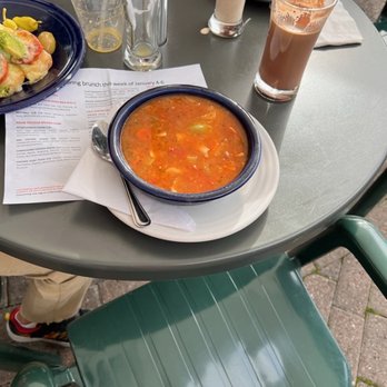 Cafe Borrone - Minestrone Soup - Breakfast & Brunch Near Me - Menlo Park, California Cafe Borrone - Minestrone Soup - Breakfast & Brunch Near Me - Menlo Park, California