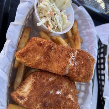 Brigham Fish Market - 1/2 lb Halibut fish and chips - Seafood Markets Near Me - Cascade Locks, Oregon Brigham Fish Market - 1/2 lb Halibut fish and chips - Seafood Markets Near Me - Cascade Locks, Oregon