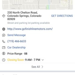 Finishline Motors