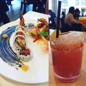 Miku - Spider roll & Aburi pearl cocktail - Japanese Near Me - Toronto, Ontario