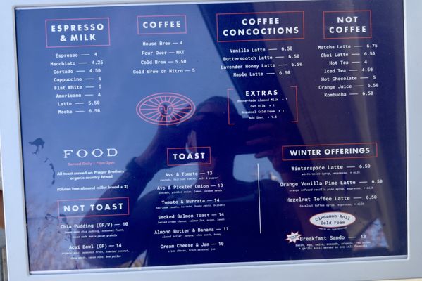 Menu photo 2 Revolution Roasters Carlsbad, CA