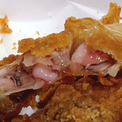 KFC - wing was raw