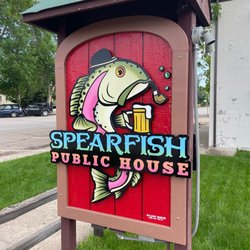 Spearfish Public House - Signage out front