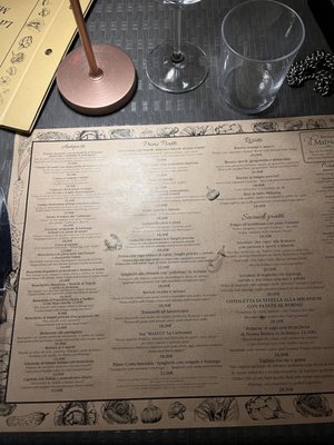 Menu photo 1 Il Matriano Lisbon, 11 Menu photo 1 Il Matriano Lisbon, 11