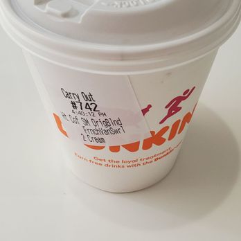Dunkin' - My favorite coffee! Get half the vanilla so it's not too sweet! - Donuts Near Me - Santa Monica, California