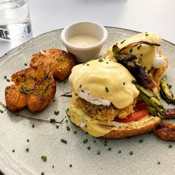 Shorebird - Crab Eggs Benedict - Seafood Near Me - Newport Beach, California Shorebird - Crab Eggs Benedict - Seafood Near Me - Newport Beach, California