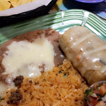 Las Margaritas - Ground Beef Chimichanga with no quac, sour cream or lettuce and pico de gallo on the side. - Mexican Near Me - Ocala, Florida Las Margaritas - Ground Beef Chimichanga with no quac, sour cream or lettuce and pico de gallo on the side. - Mexican Near Me - Ocala, Florida
