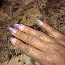 Purple glitter fade in Purple glitter fade in