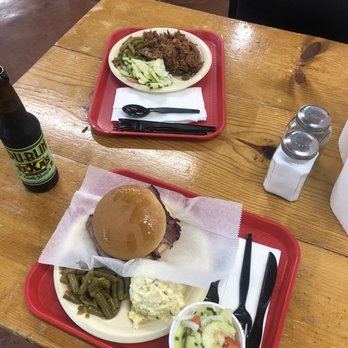 Lum's - Brisket chop plate Nd sliced sandwich! - Barbeque Near Me - Junction, Texas Lum's - Brisket chop plate Nd sliced sandwich! - Barbeque Near Me - Junction, Texas