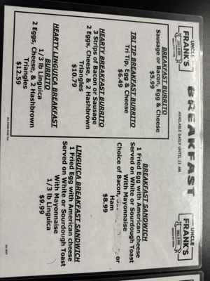 Menu photo 3 Uncle Frank's Grill Manteca, CA Menu photo 3 Uncle Frank's Grill Manteca, CA