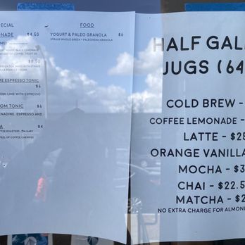 Highlight Coffee - Menu - Coffee & Tea Near Me - Pasadena, California
