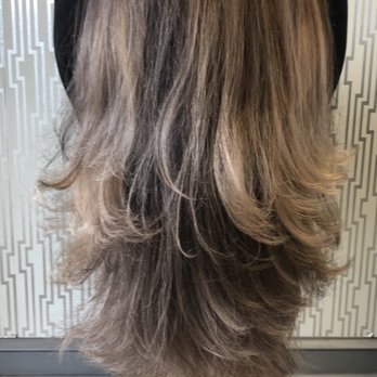 Platinum Hair Design - All the layers and colors of my hair from the underside. - Hair Salons Near Me - Cherry Hill, New Jersey Platinum Hair Design - All the layers and colors of my hair from the underside. - Hair Salons Near Me - Cherry Hill, New Jersey