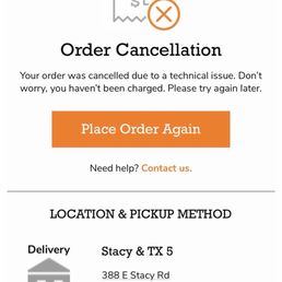 Cancelled ordered twice bc of using points Cancelled ordered twice bc of using points