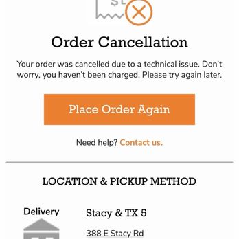 Whataburger - Cancelled ordered twice bc of using points - Fast Food Near Me - Allen, Texas Whataburger - Cancelled ordered twice bc of using points - Fast Food Near Me - Allen, Texas