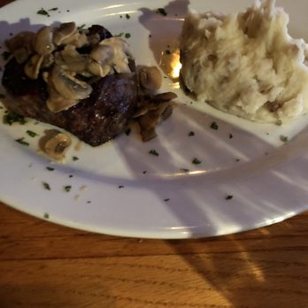 Orange County Mining Company - The Filly with mushrooms - Steakhouses Near Me - Orange, California Orange County Mining Company - The Filly with mushrooms - Steakhouses Near Me - Orange, California