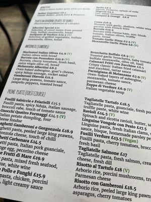 Menu photo 2 Albertini Restaurant London, XGL