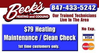Slide of Beck's Heating & Air Conditioning