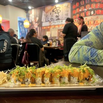 Fujiya Ramen and Sushi Bar - Magic Salmon Roll - Sushi Bars Near Me - Plano, Texas