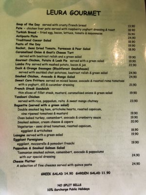 Menu photo 5 Leura Gourmet Leura, NSW Menu photo 5 Leura Gourmet Leura, NSW