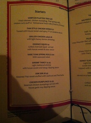 Menu photo 7 Thai Essence Nutley, NJ